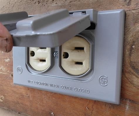 replacing outside electric outlet